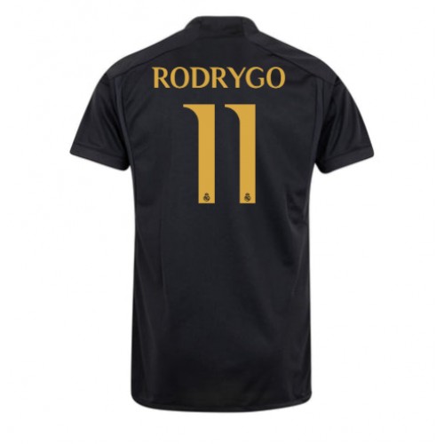 Moški Nogometni dresi Real Madrid Rodrygo Goes #11 Tretji 2023-24 Kratek Rokav